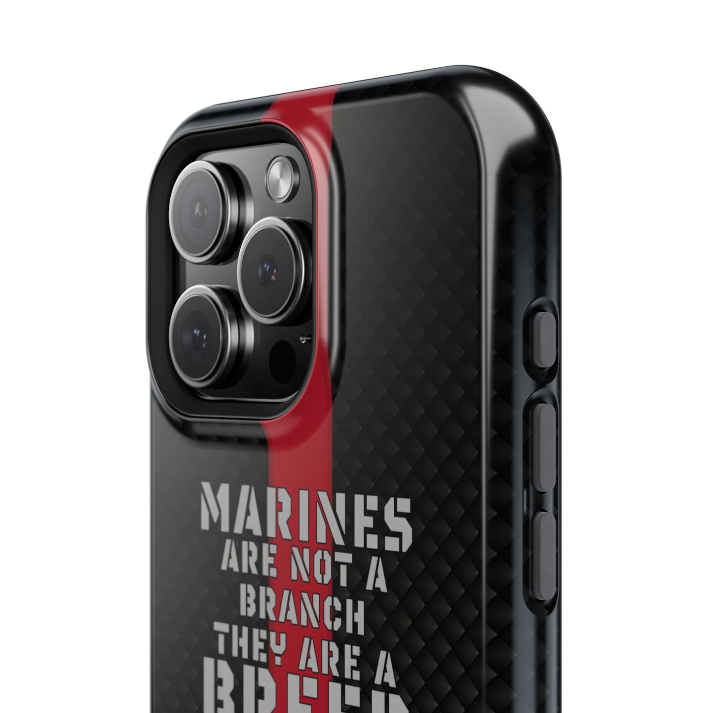 Marines Magnetic Tough Case - "Not a Branch, a Breed" Military iPhone Cover