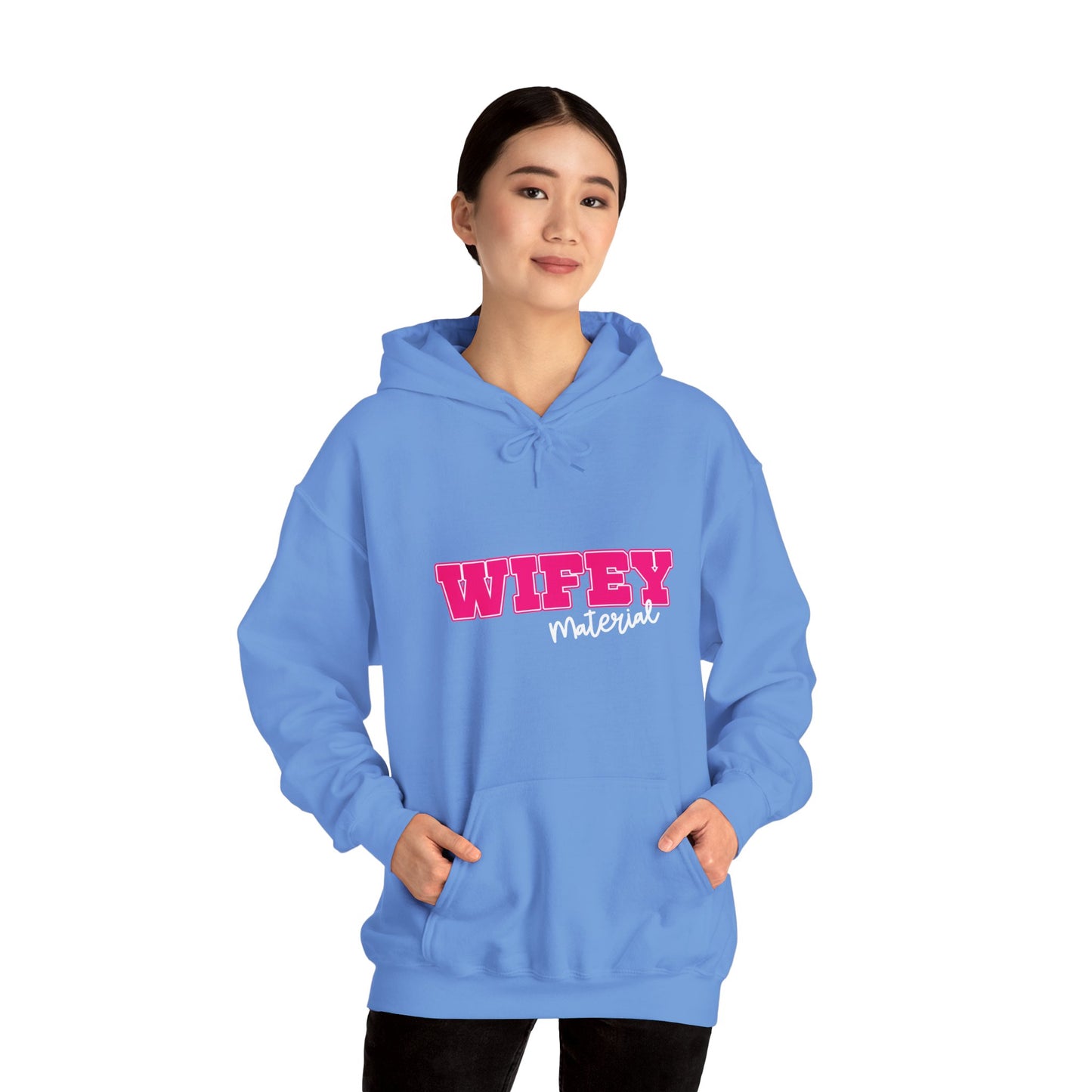 Wifey Material Unisex Heavy Blend™ Hooded Sweatshirt