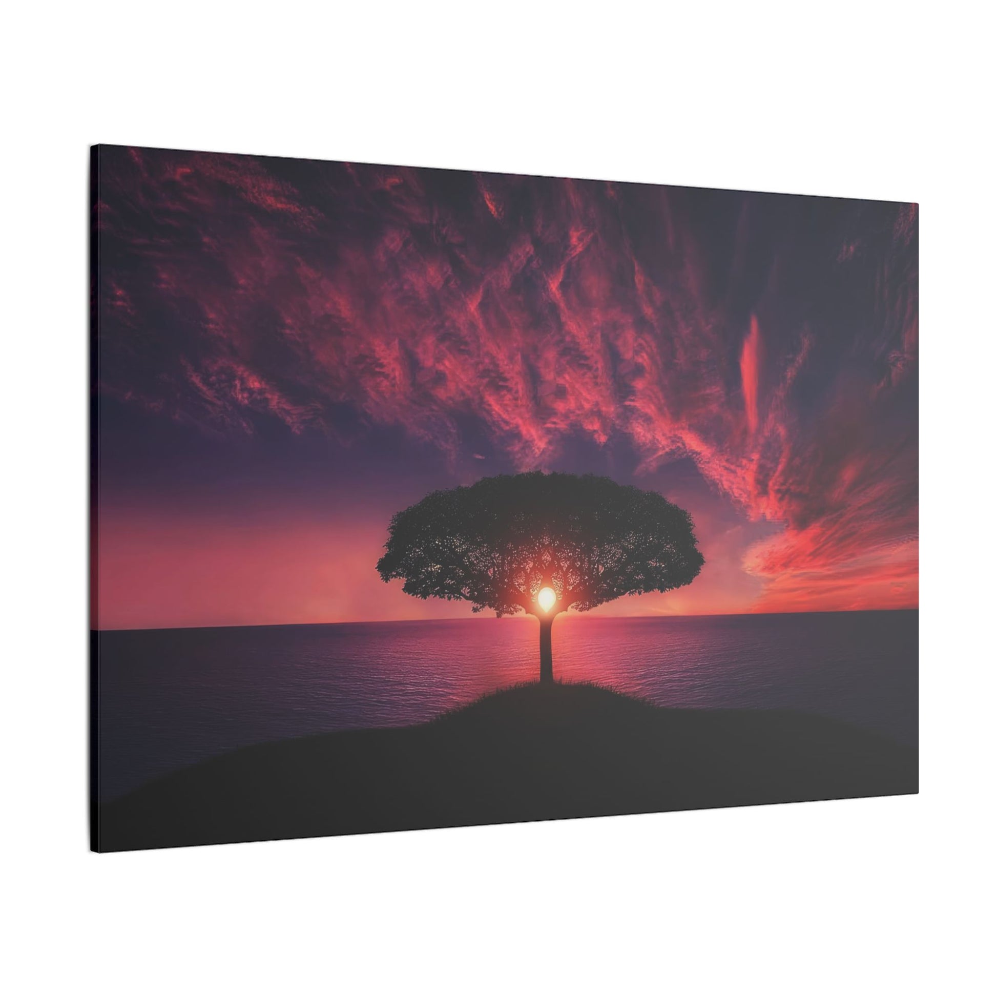 Golden Hour Through the Leaves - Canvas Print