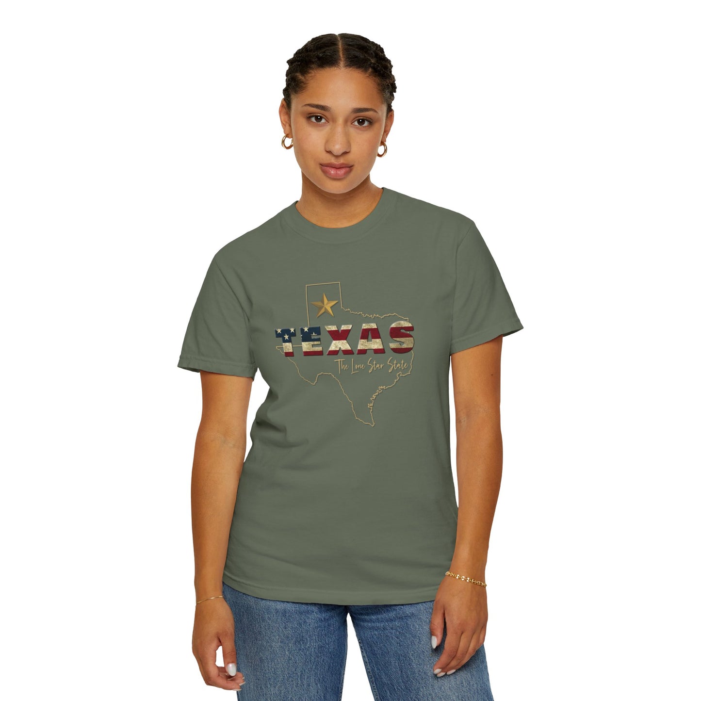 The Lone Star State Unisex Garment-Dyed T-shirt