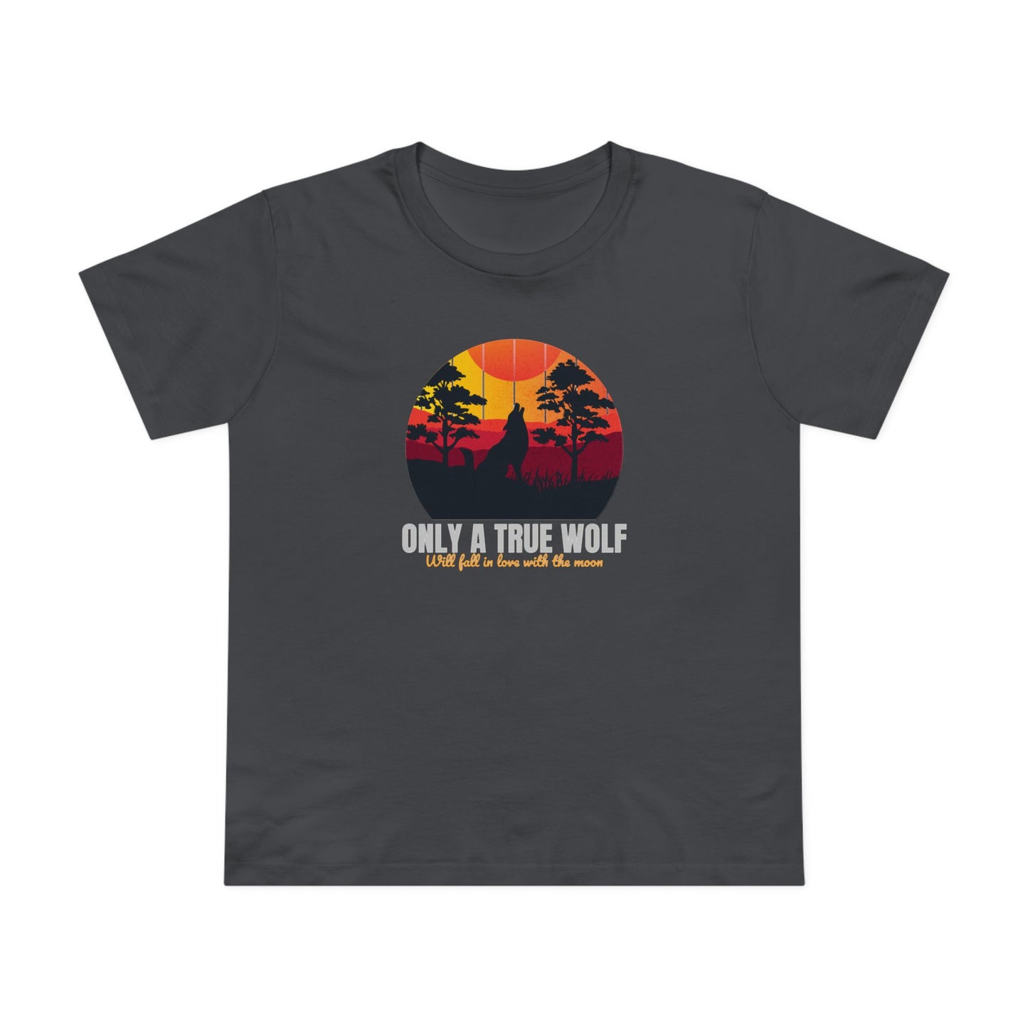 Only A True Wolf Women’s Maple Tee