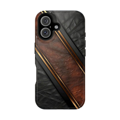 Stylish Leather Texture Magnetic Tough Cases