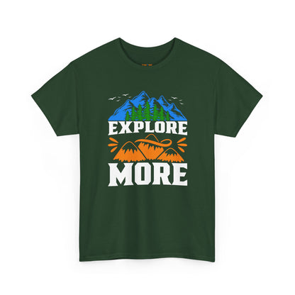 Explore More Adventure Tee - Unisex Heavy Cotton T-Shirt