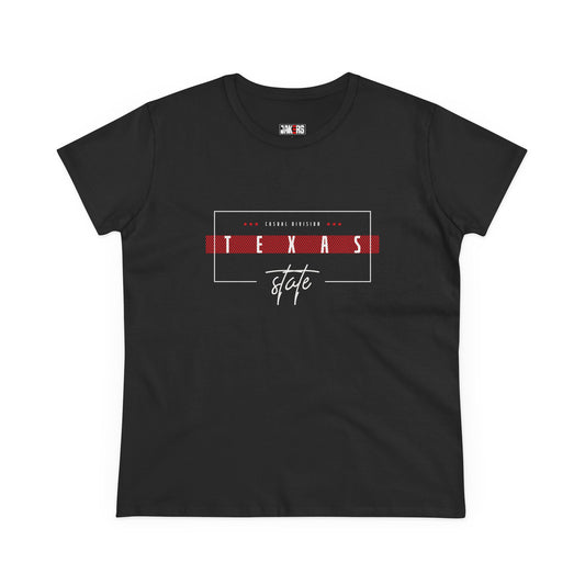 Texas States Graphic Tee for Women - Casual Cotton T-Shirt