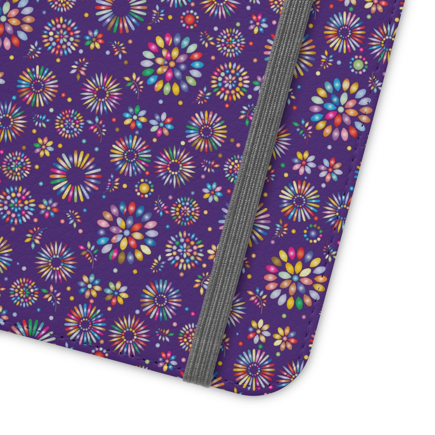 Vibrant Vibes Flip Cases / Purple