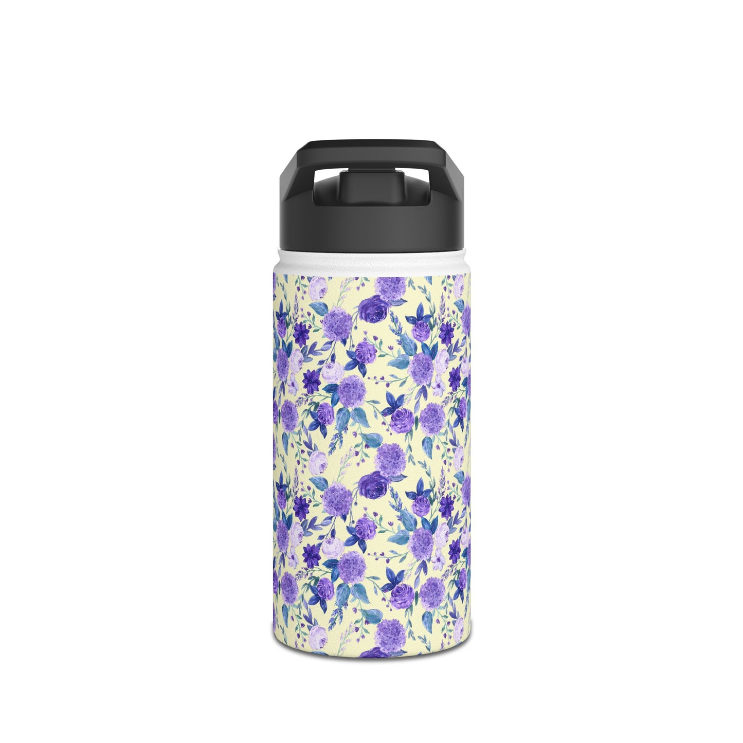 Violet Stainless Steel Water Bottle, Standard Lid