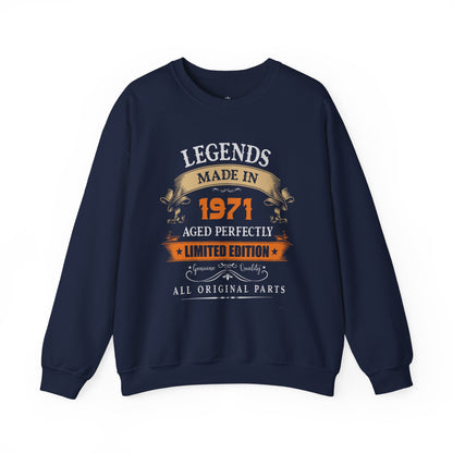 Legends Made In Custom Birthday Sweatshirt