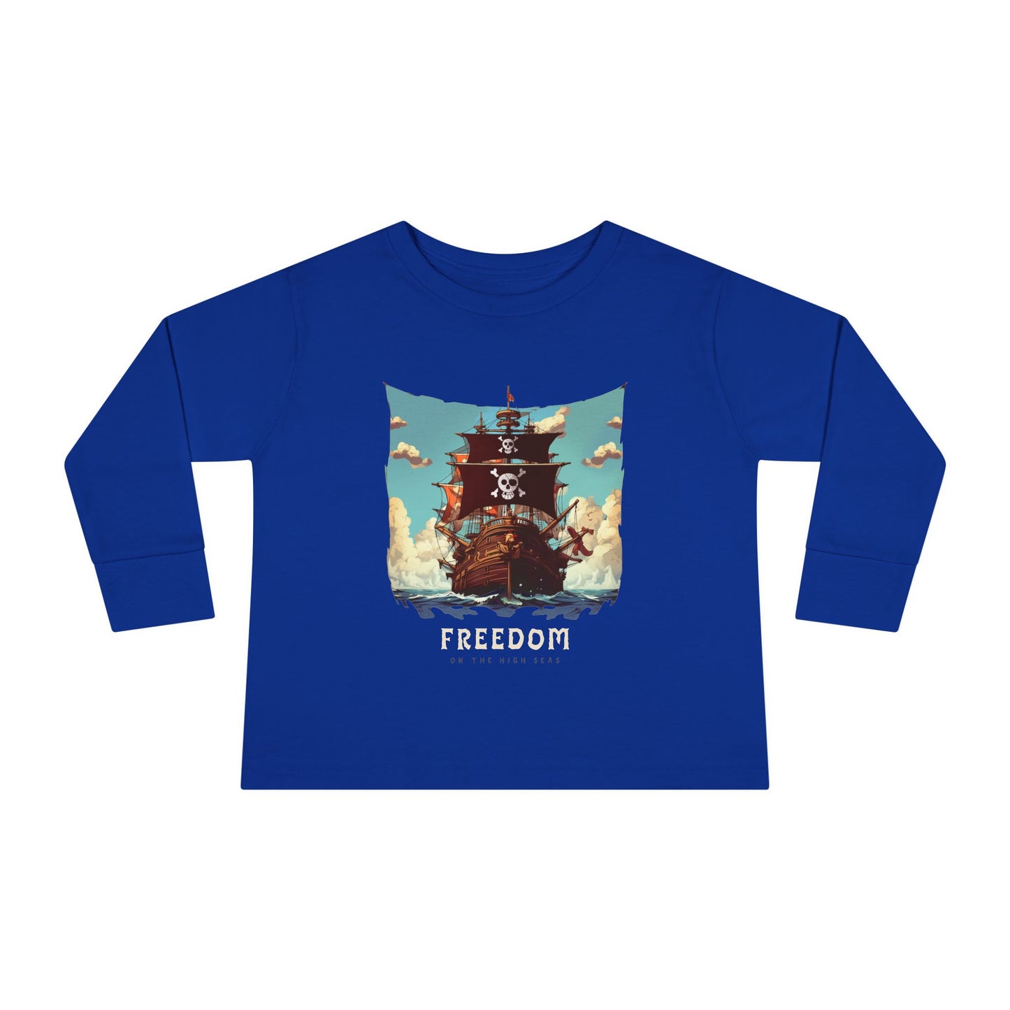 Freedom On The High Seas Toddler Long Sleeve Tee