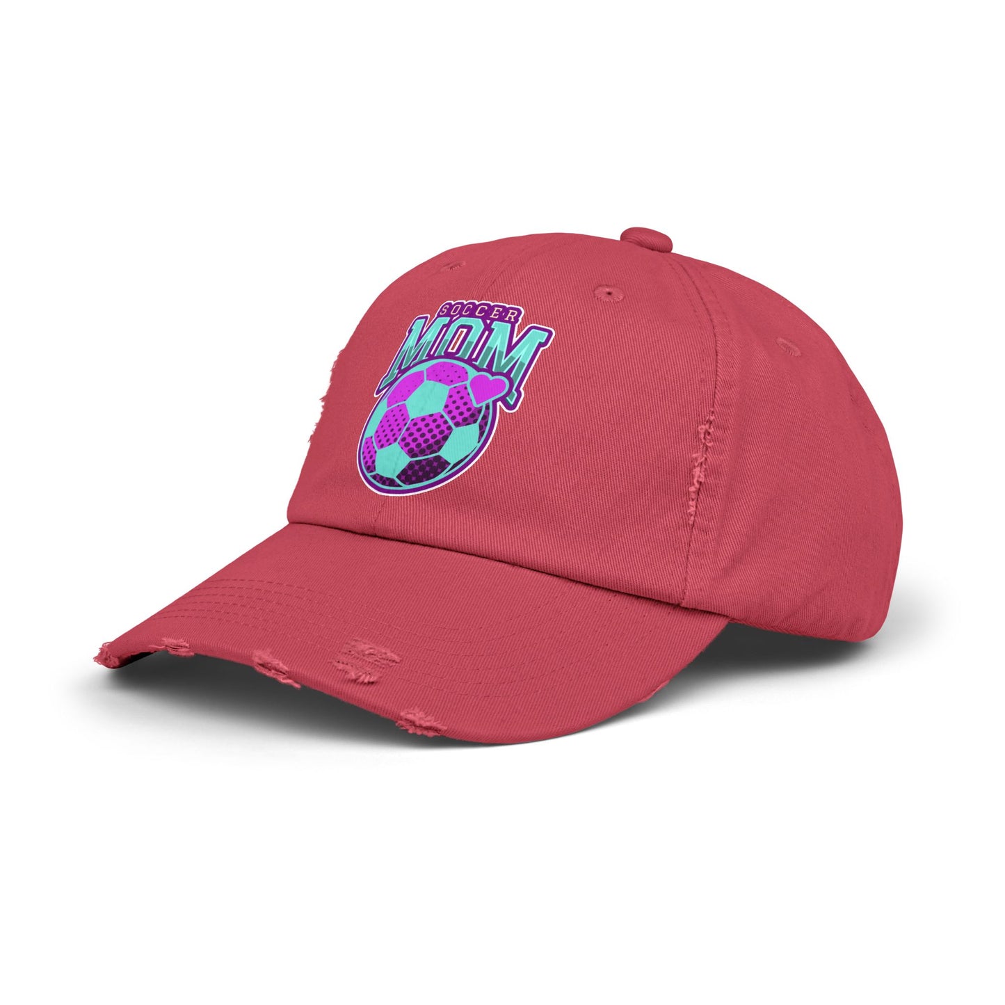 Soccer Mom Unisex Distressed Cap