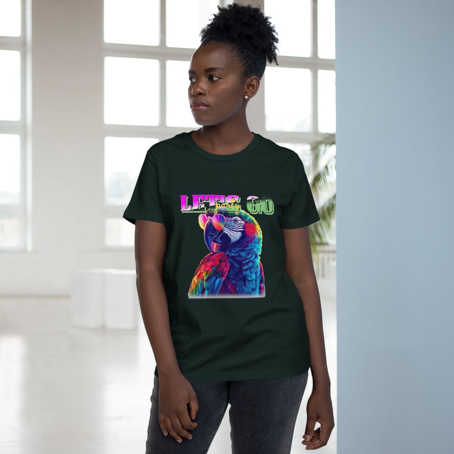 Let's Go Party Women’s Maple Tee