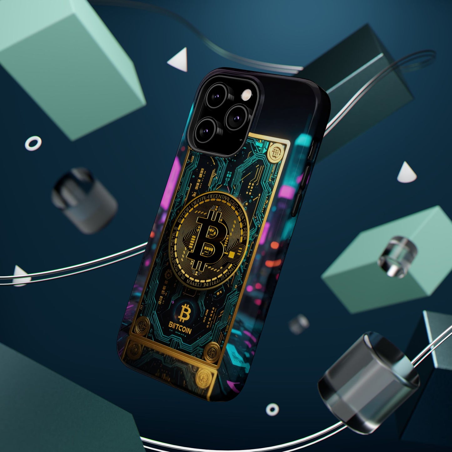 Bitcoin Magnetic Phone Case, Unique Phone Cover