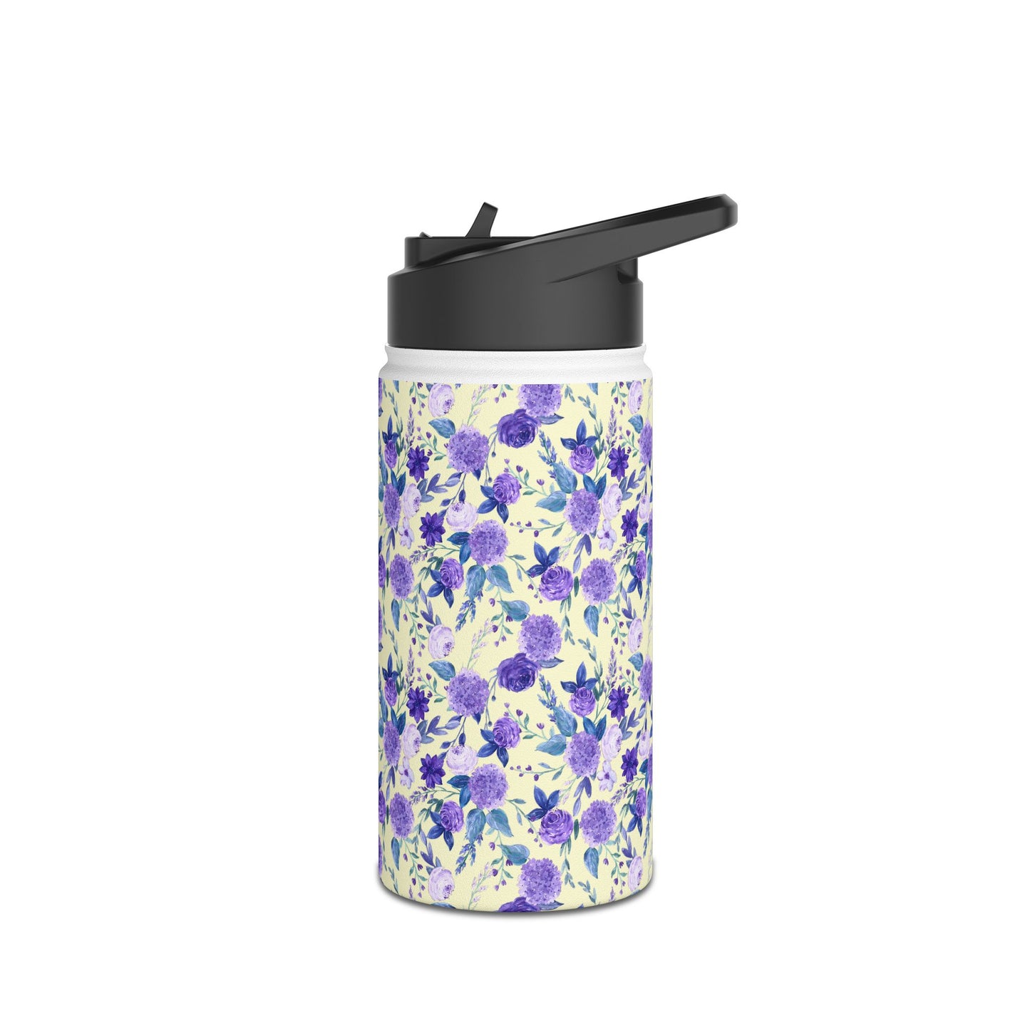 Violet Stainless Steel Water Bottle, Standard Lid