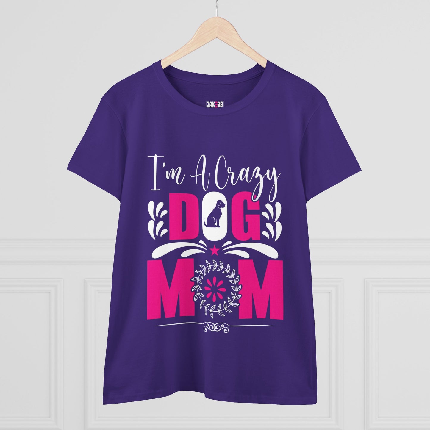 Dog Mom Women's Midweight Cotton Tee