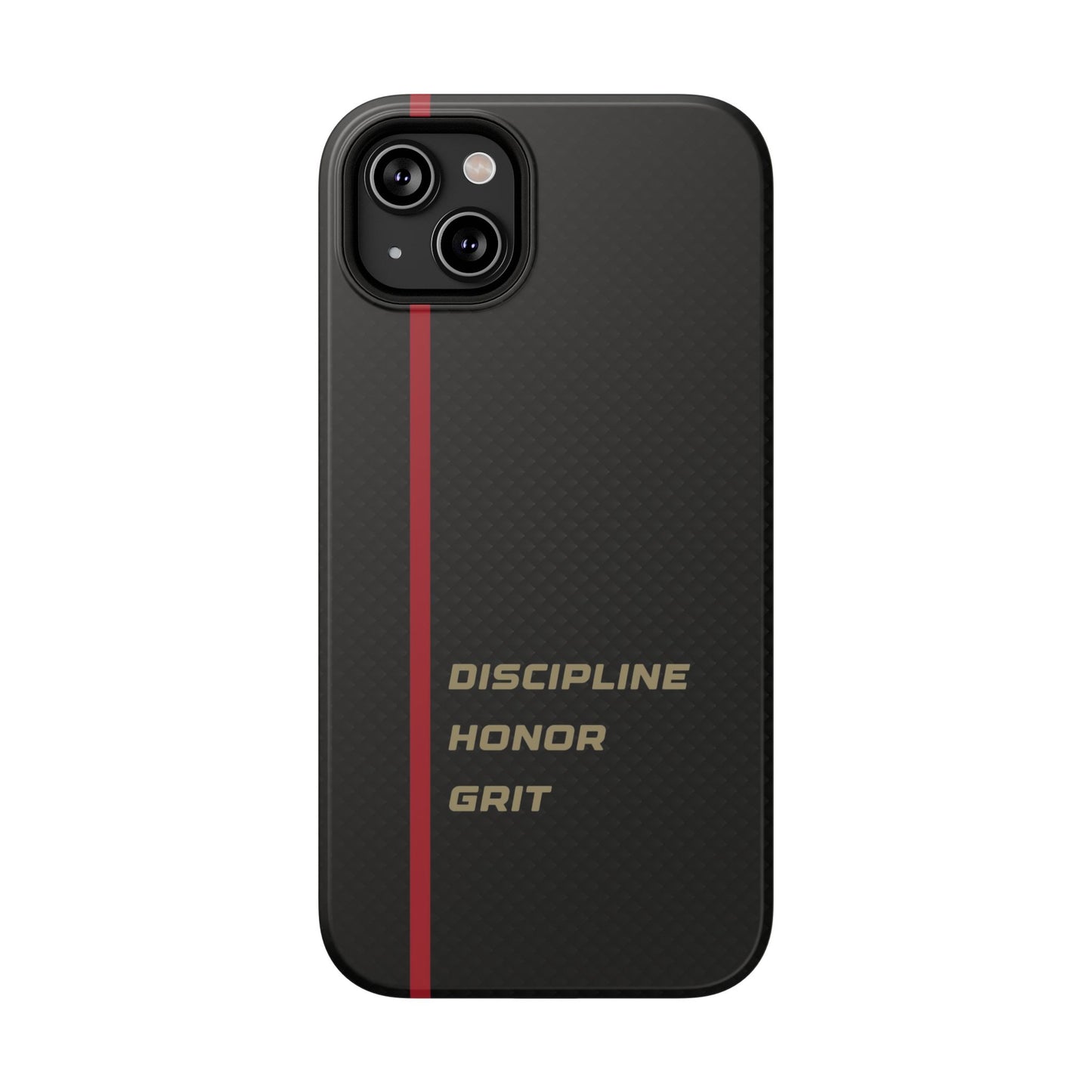 Discipline, Honor, Grit Impact-Resistant Phone Case