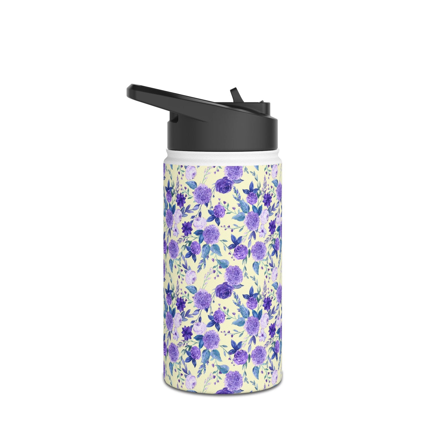 Violet Stainless Steel Water Bottle, Standard Lid