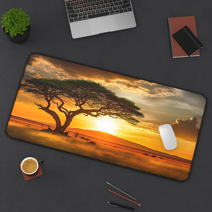 Nature Desk Mat, Safari Sunset