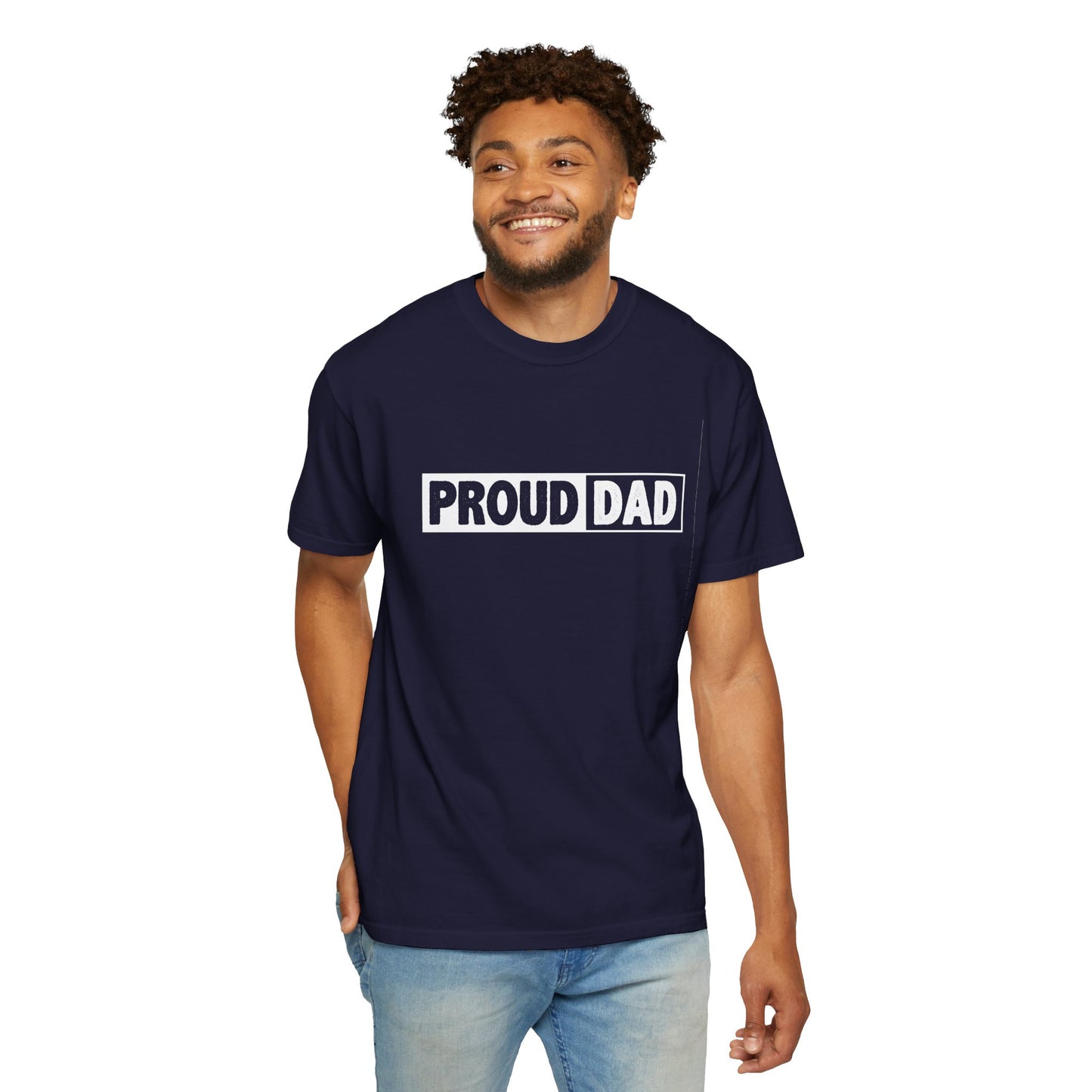 Proud Dad T-Shirt | Comfortable Unisex Garment-Dyed Tee