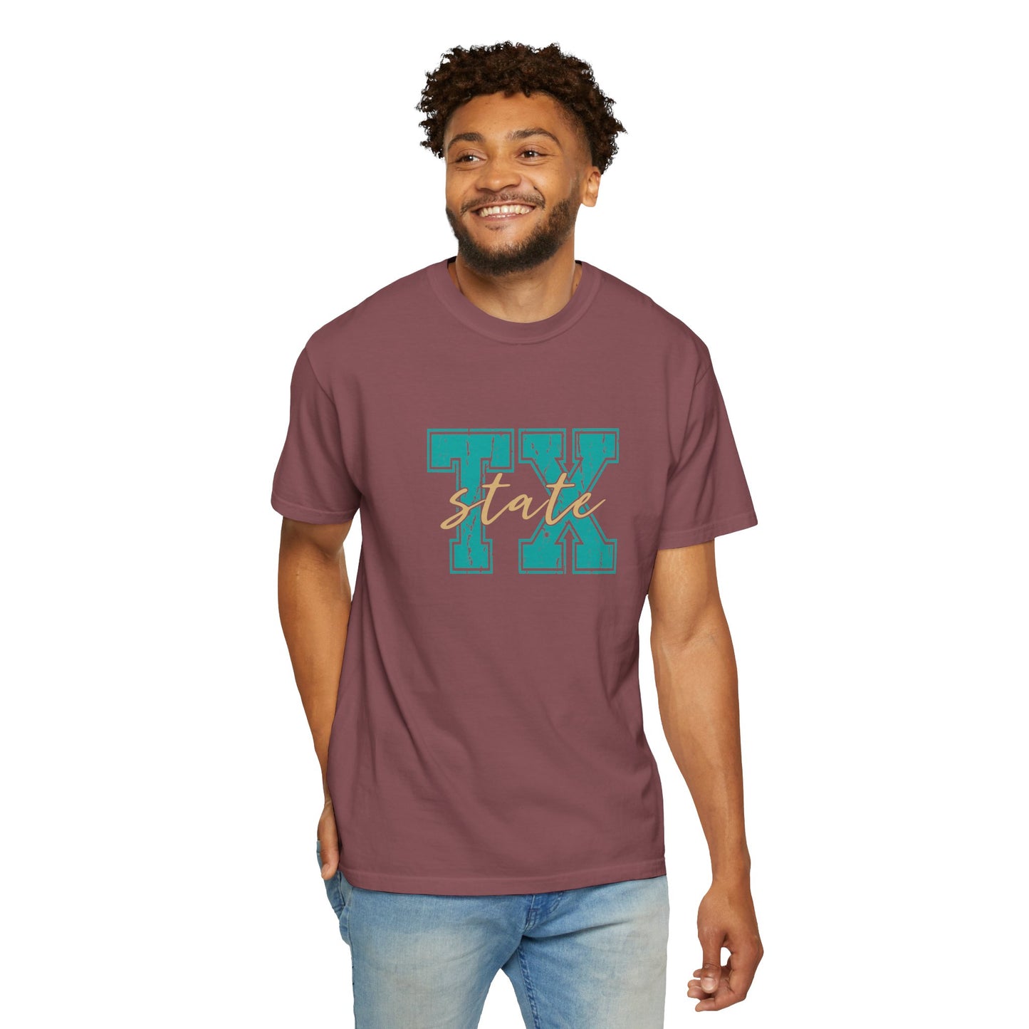 TX State Unisex Garment-Dyed T-shirt