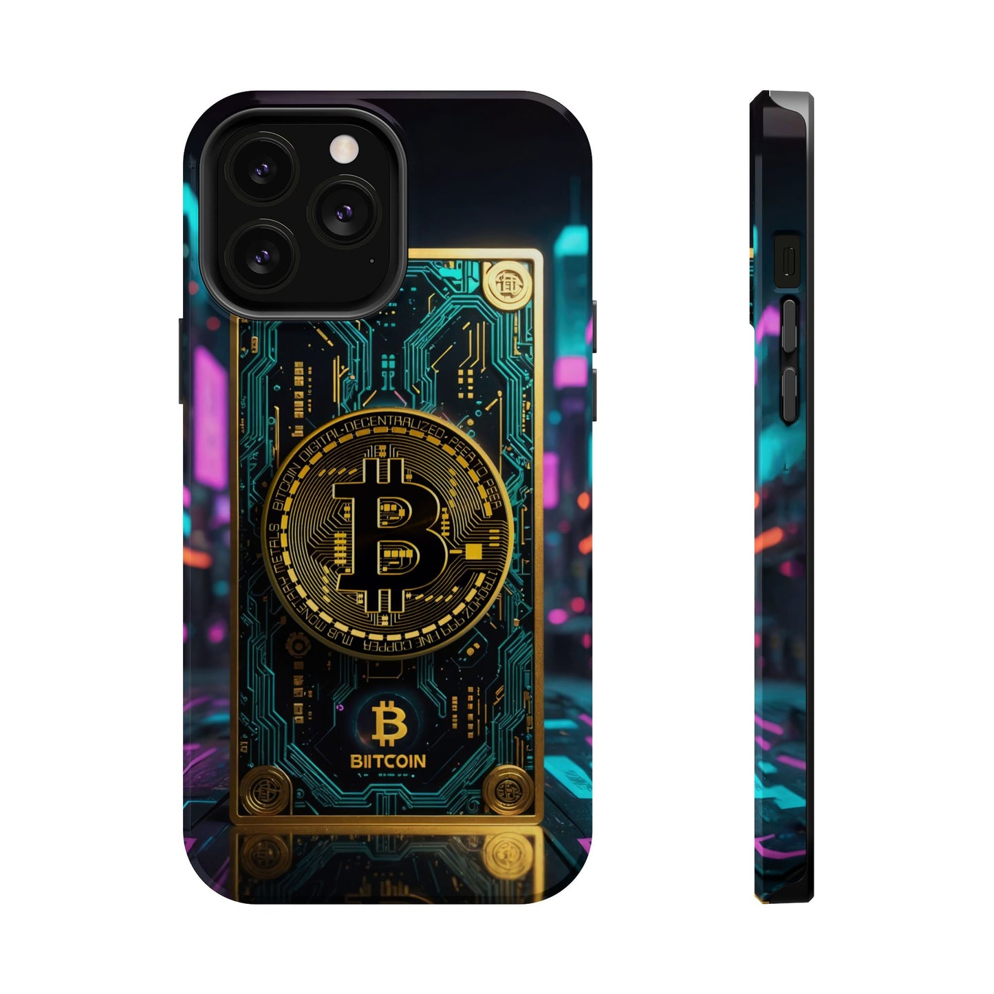 Bitcoin Magnetic Phone Case, Unique Phone Cover