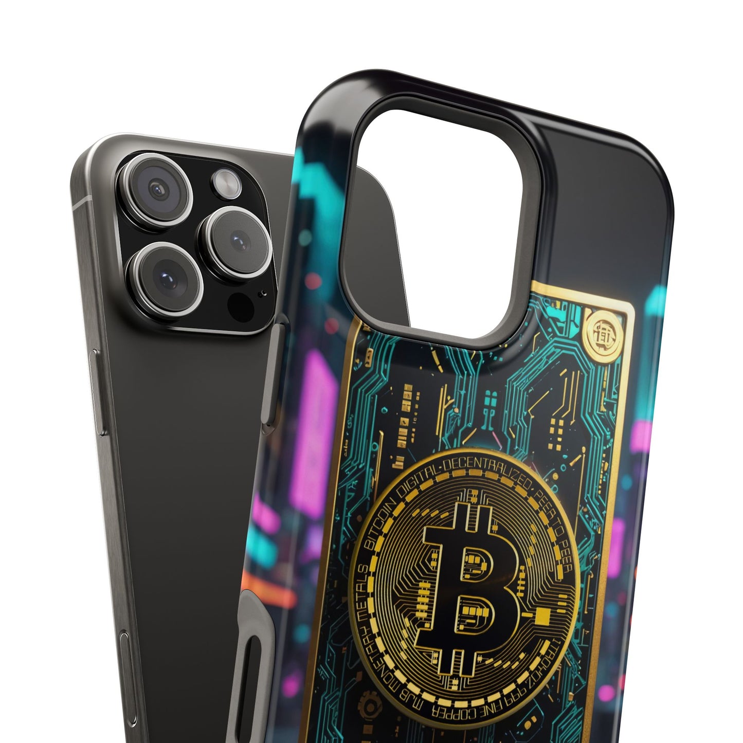 Bitcoin Magnetic Phone Case, Unique Phone Cover