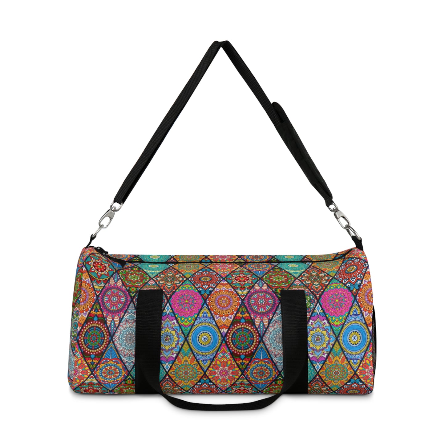 Mandala Argyle Duffel Bag