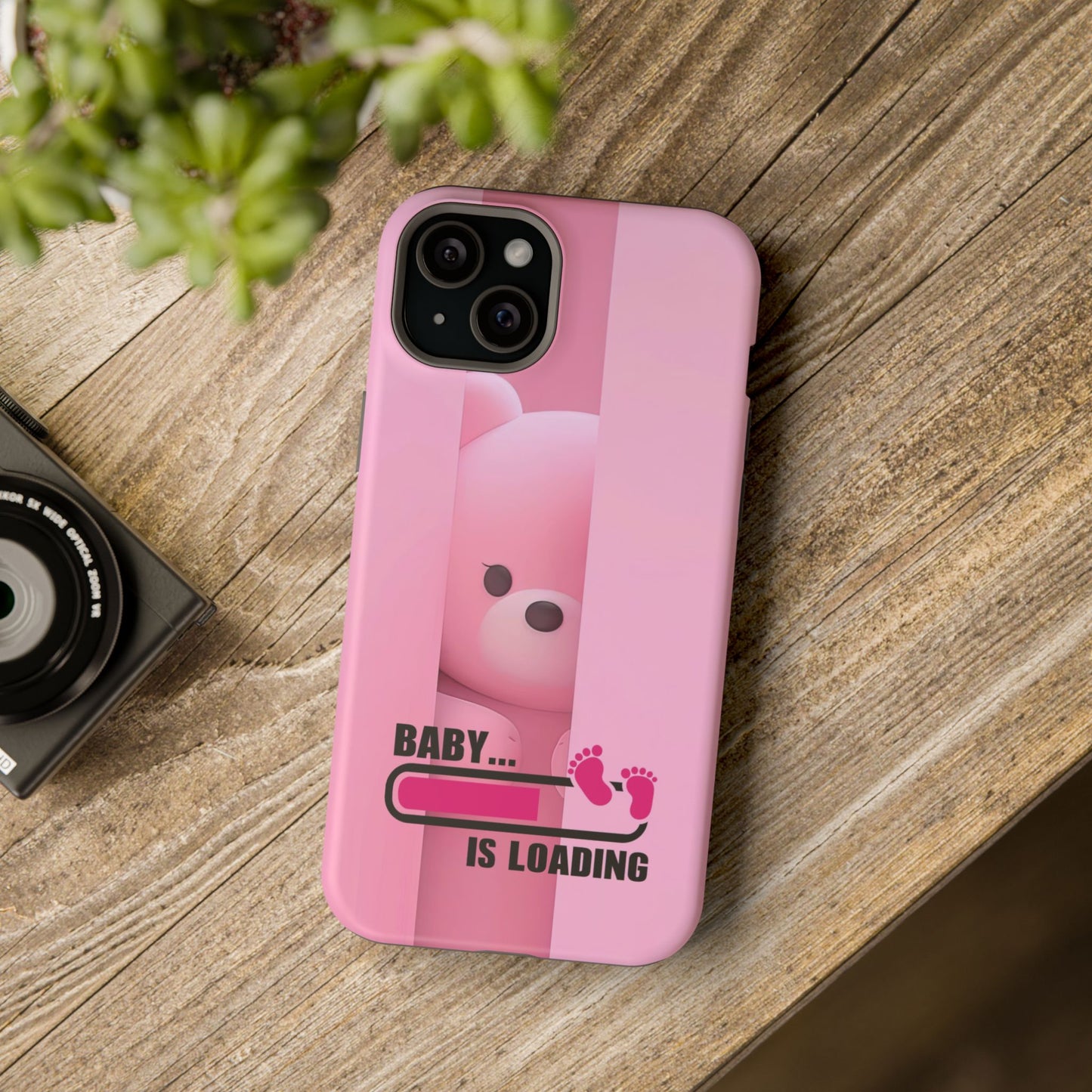 Cute Baby Loading Magnetic Phone Case, Expecting Parents Gift