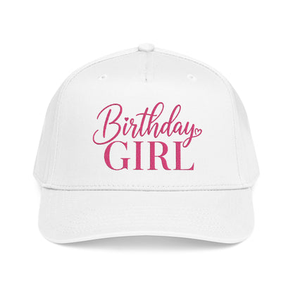 Personalized Birthday Girl Mid Profile Baseball Cap