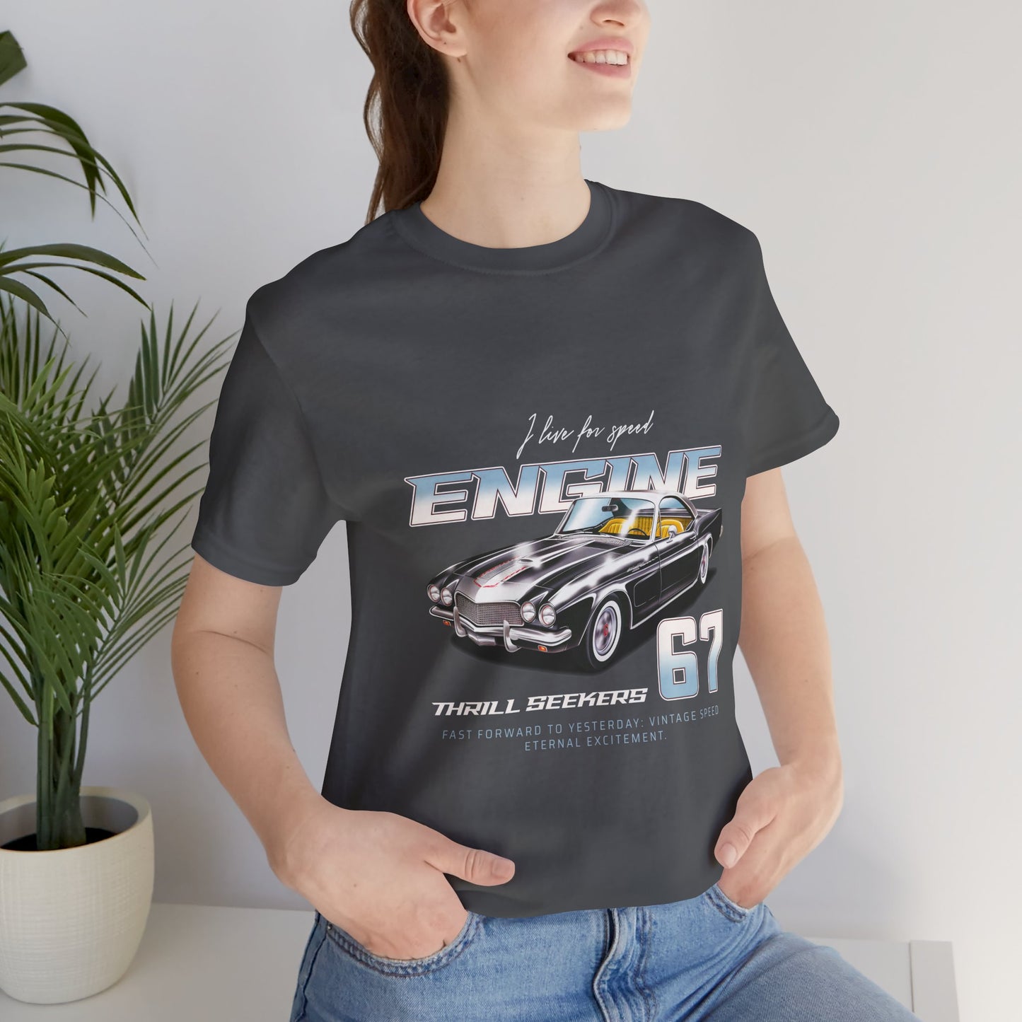 I Live For Speed Engine Tee