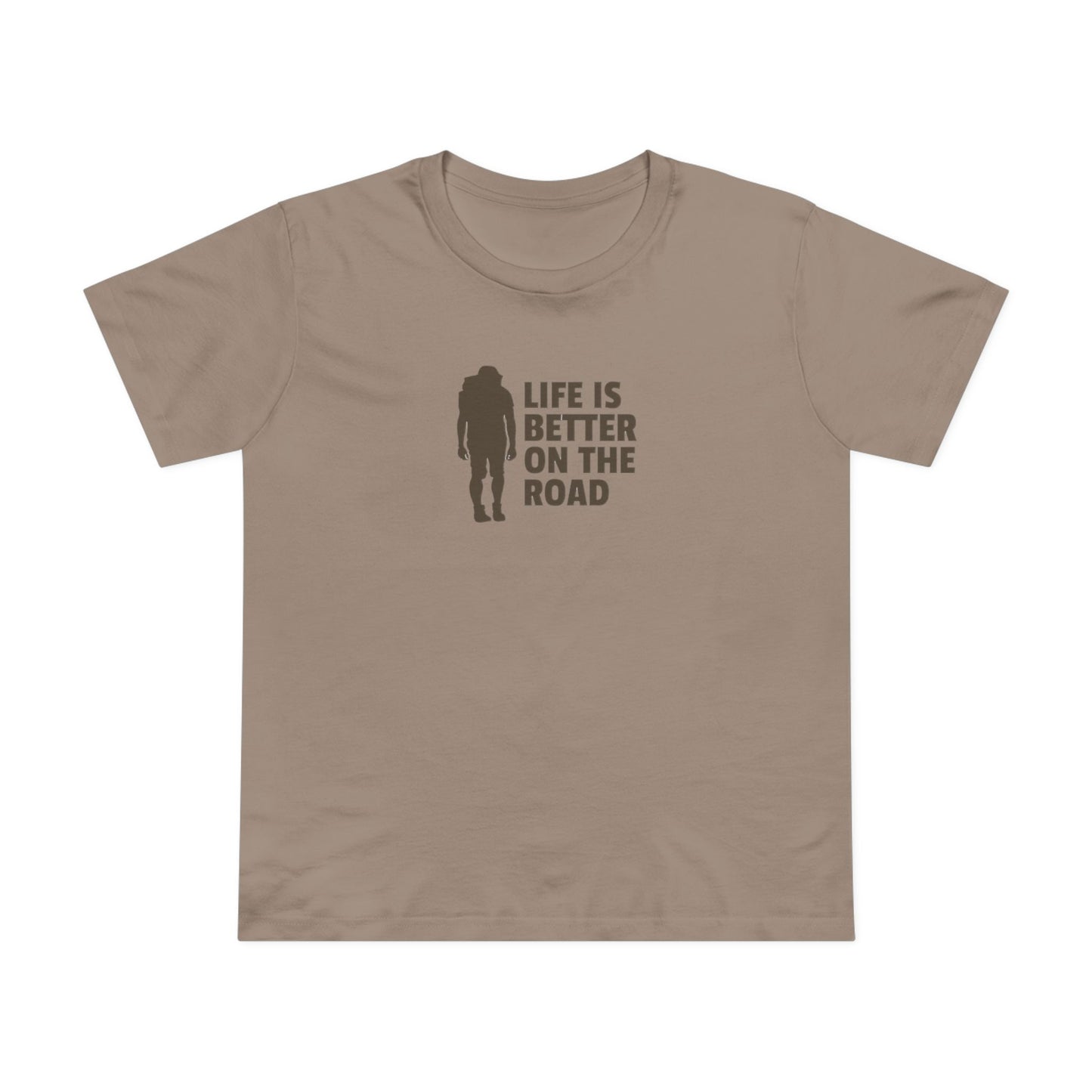 Life Is Better On The Road Women’s Maple Tee