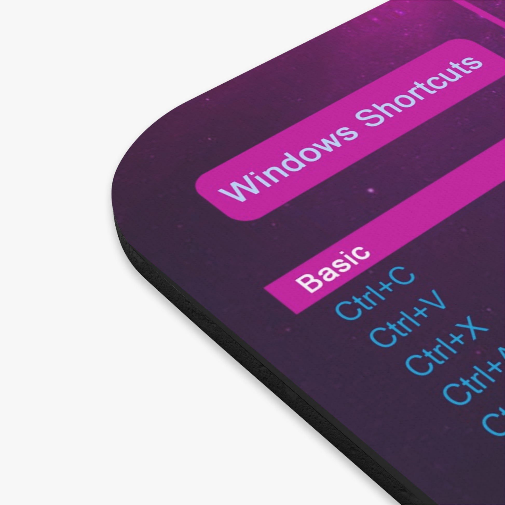 Windows Shortcuts Mouse Pad