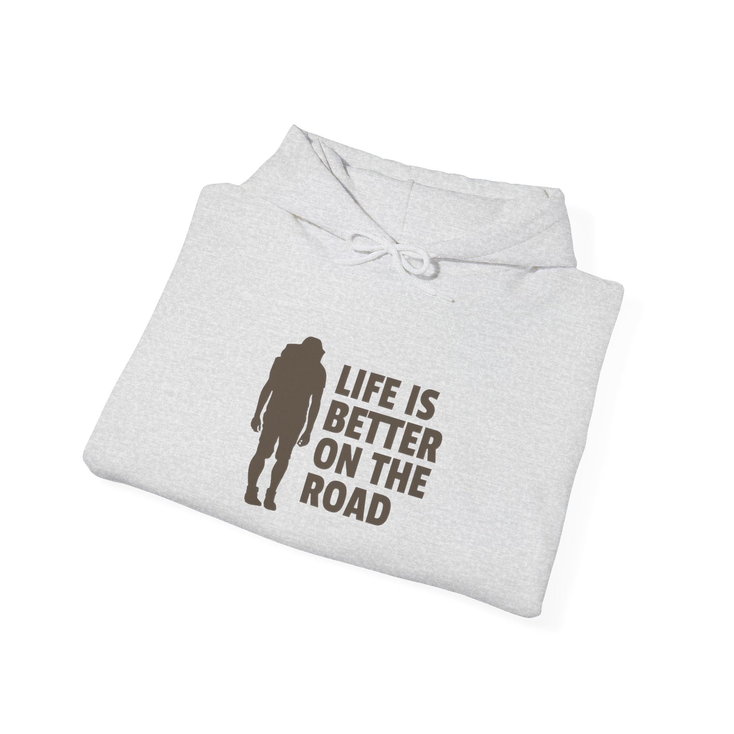 Life Is Better On The Road Unisex Heavy Blend™ Hooded Sweatshirt