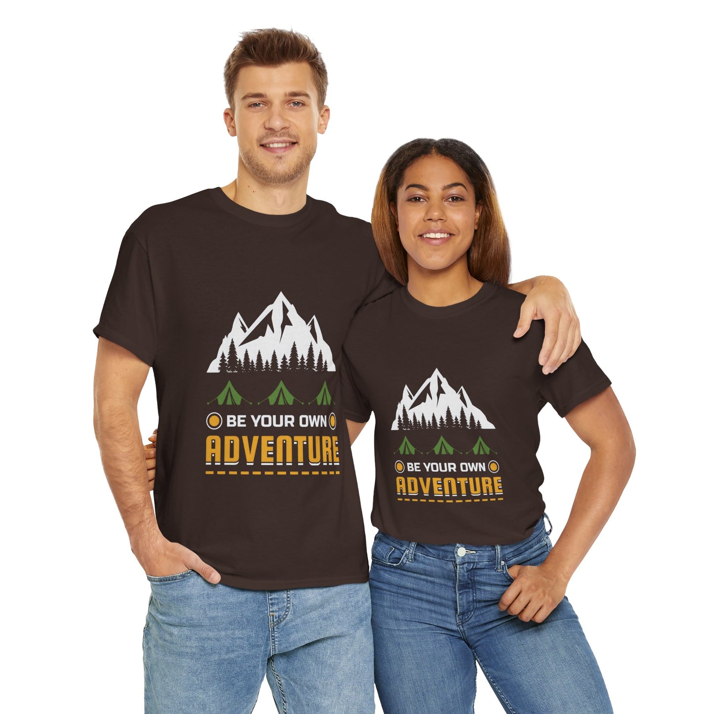 Adventure Tee - 'Be Your Own Adventure' Unisex Heavy Cotton T-Shirt