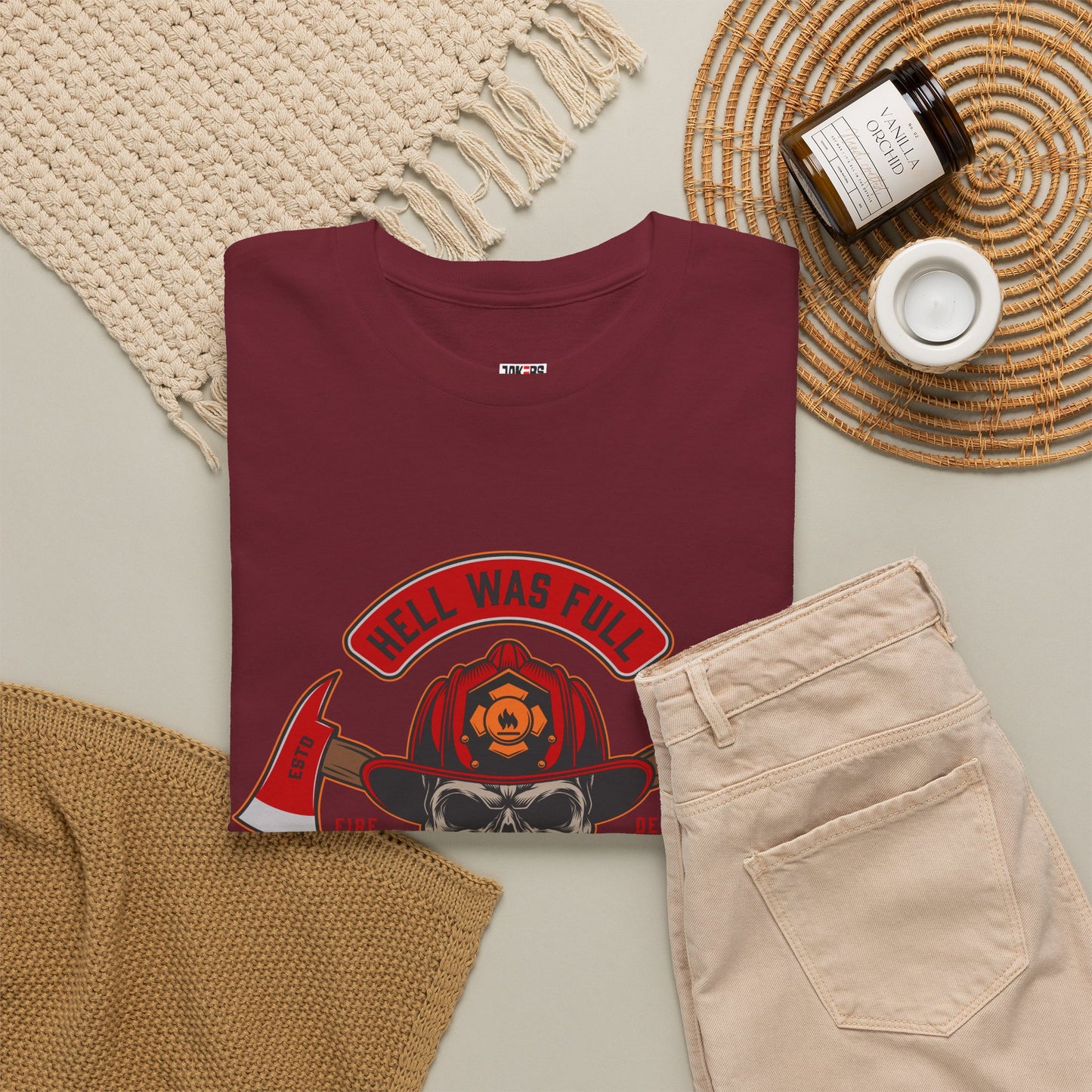 Fireman T-shirt, Hell Was Full Tee
