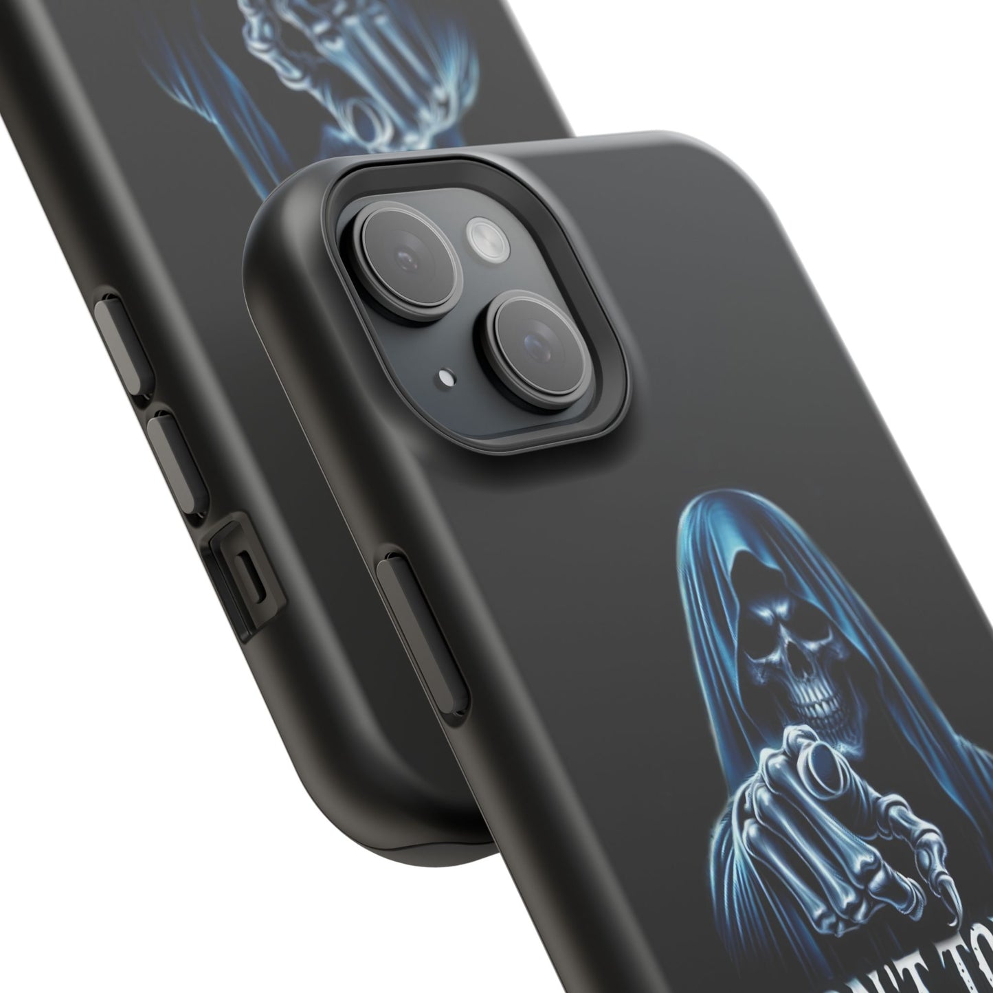 Gothic Magnetic iPhone Case: Don't Touch My Phone