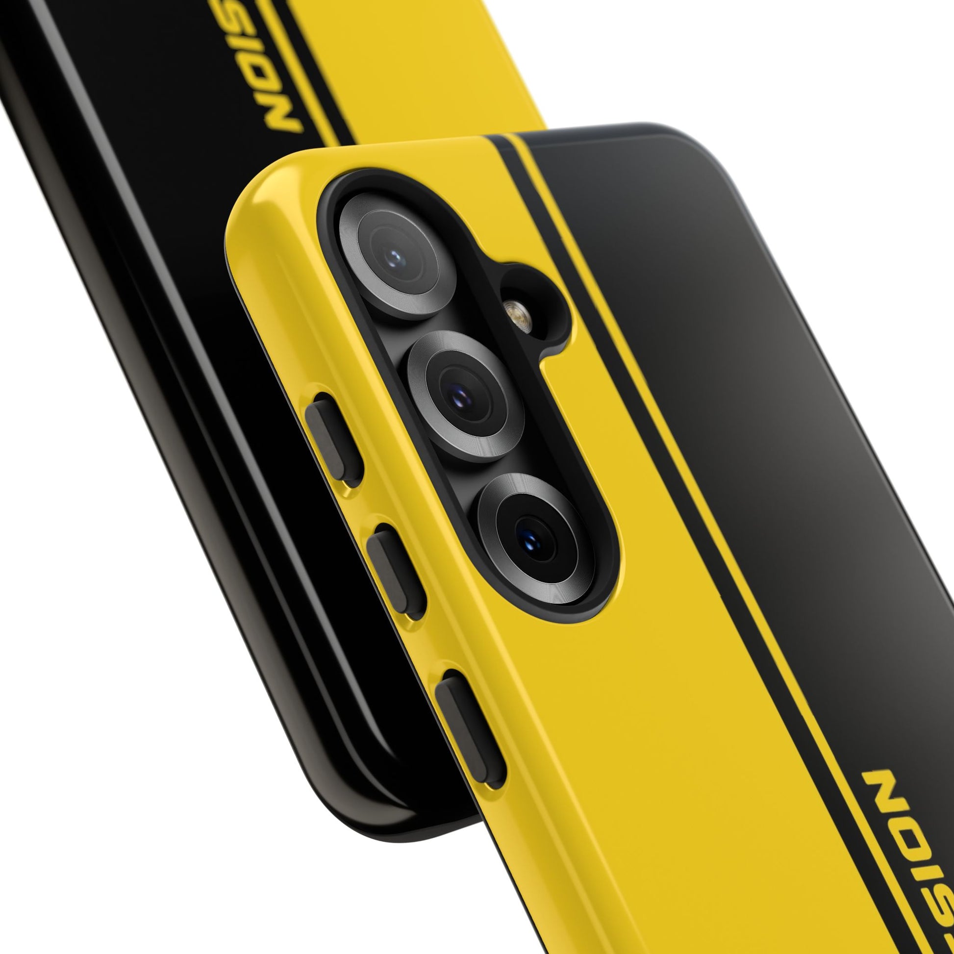 Drive Passion Tough Case – Bold Yellow & Black Design