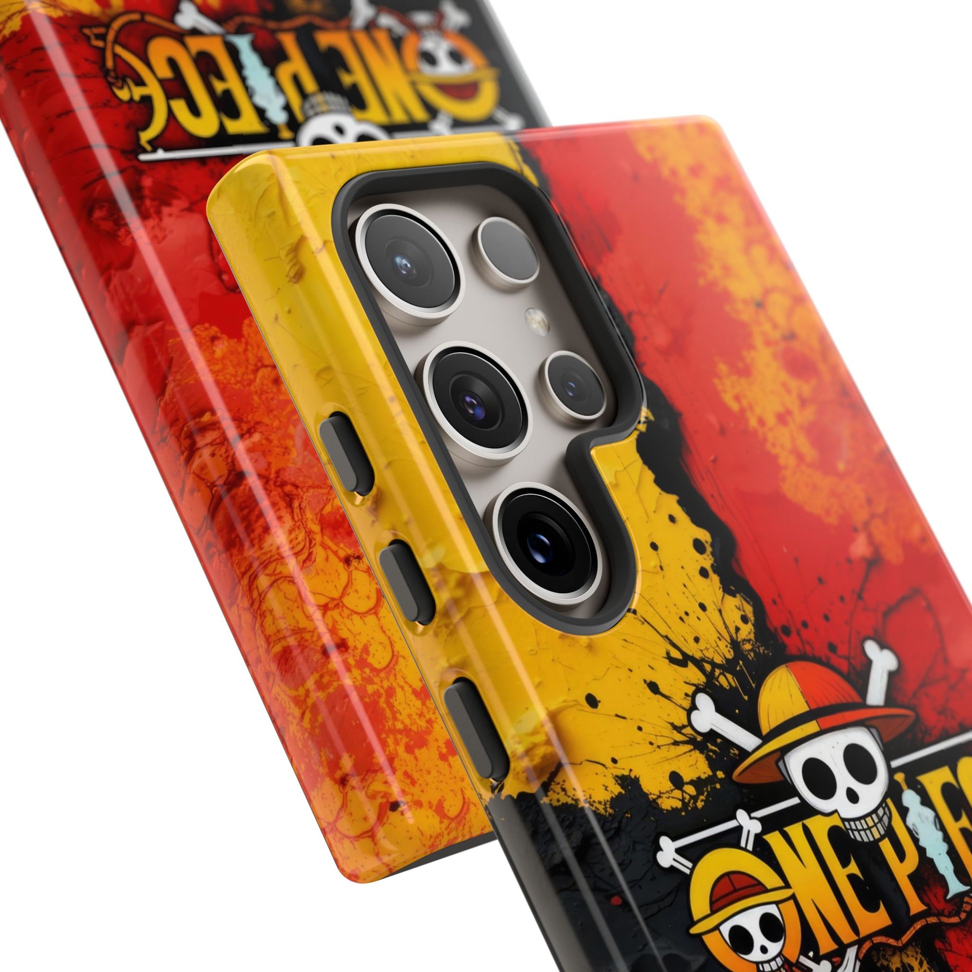 One Piece Samsung Tough Phone Case, Anime Vibrant Design