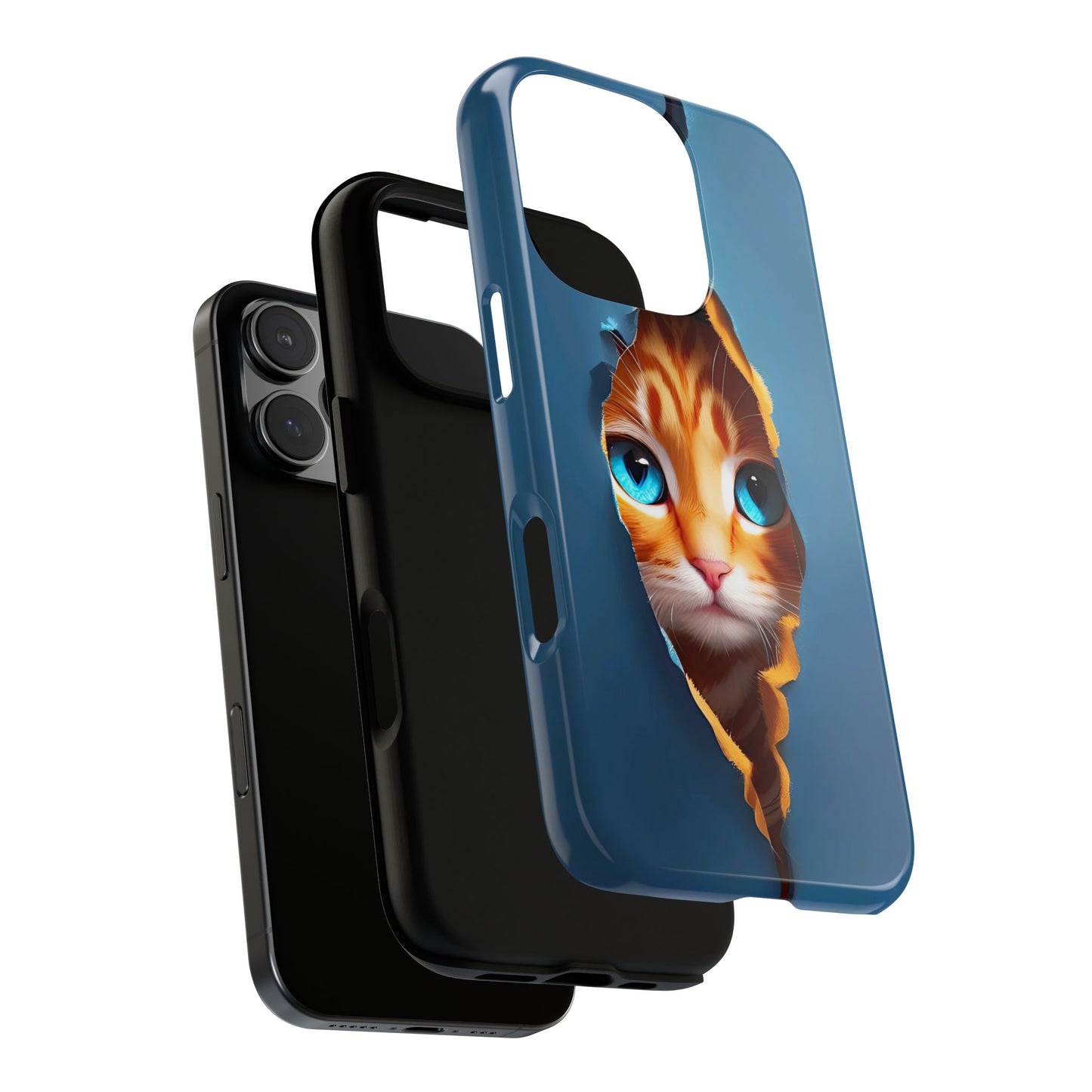 Curious Kitten Tough  Case for iPhone