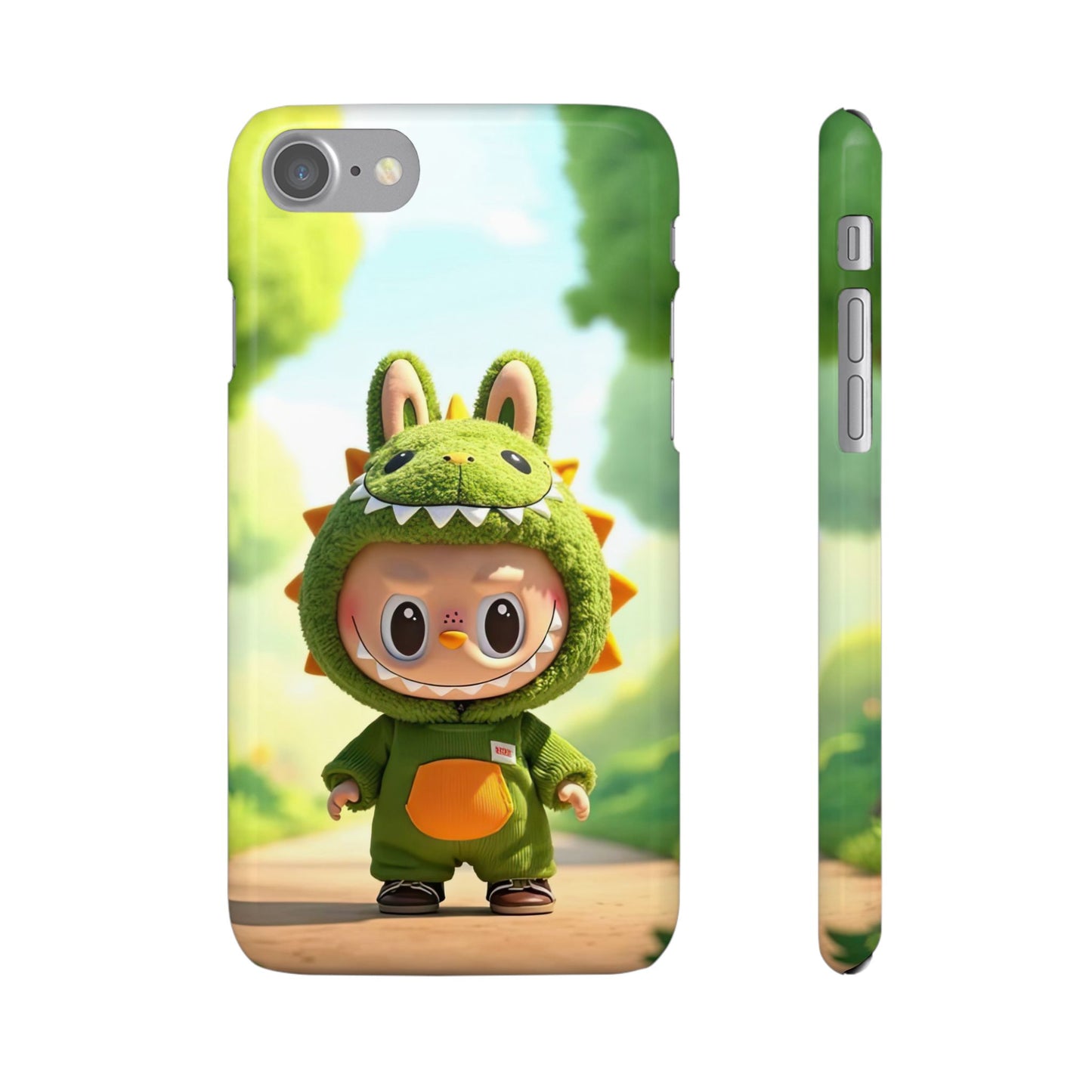 The Monsters Snap Case for iPhone Models – Playful Dinosaur Design