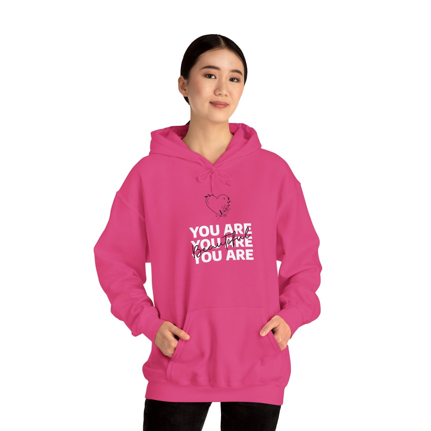 You Are Beautiful Unisex Heavy Blend™ Hooded Sweatshirt