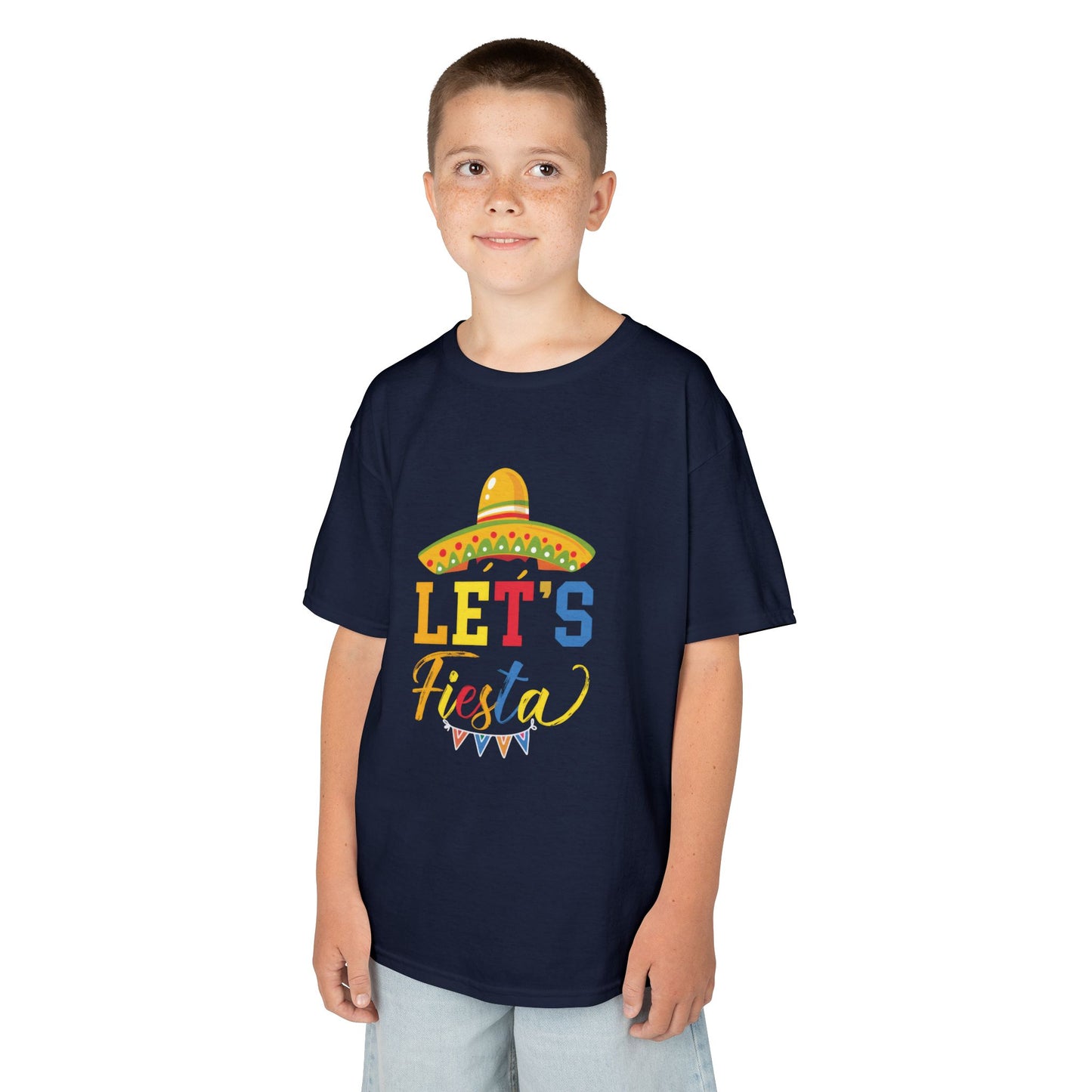 Kids Fiesta T-Shirt - Fun 'Let's Fiesta' Design for Celebrations
