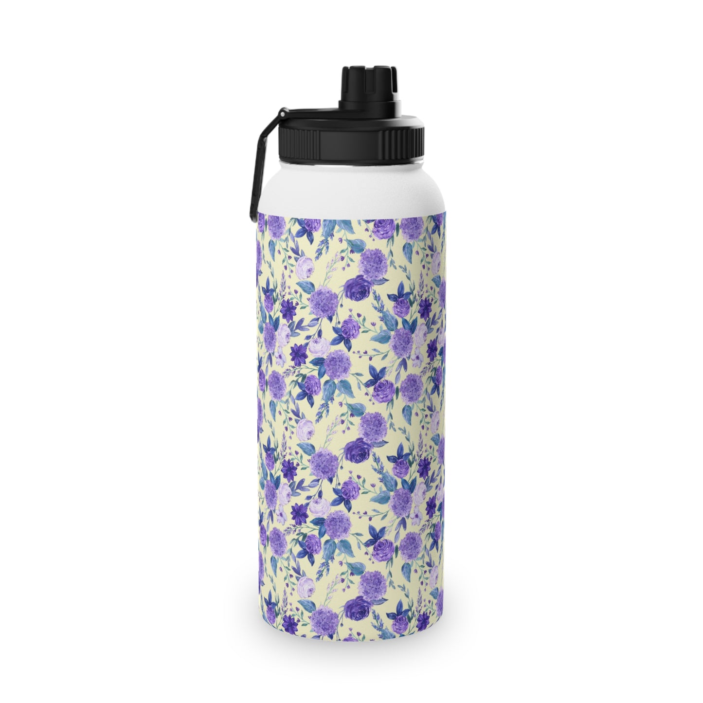 Violet Stainless Steel Water Bottle, Sports Lid