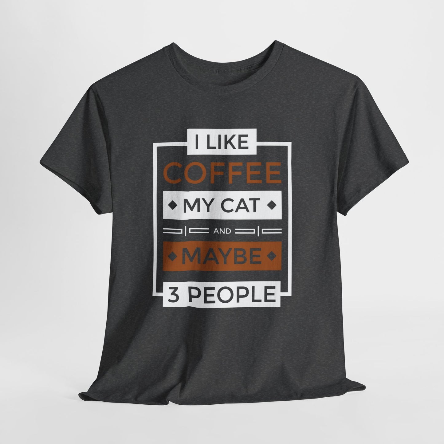 Coffee Cat Lover T-shirt, Funny Graphic Tee