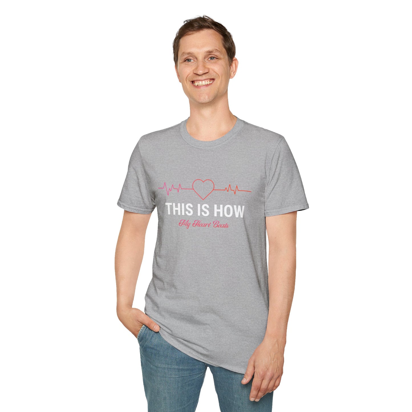 This Is How My Heart Beats Unisex Softstyle T-Shirt