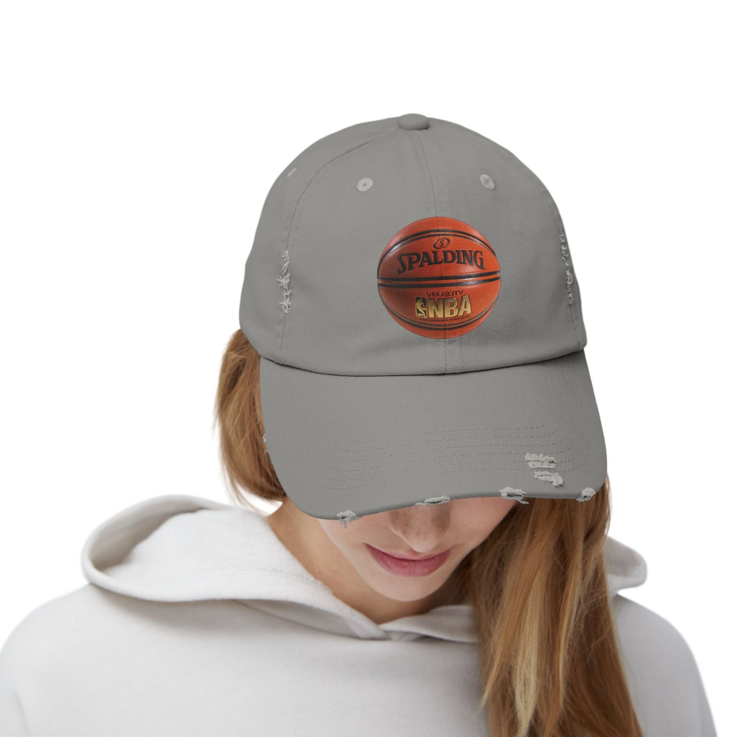 Basketball Unisex Distressed Cap