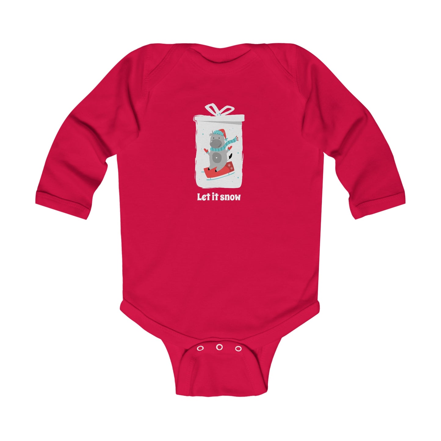 Let It Snow Infant Long Sleeve Bodysuit