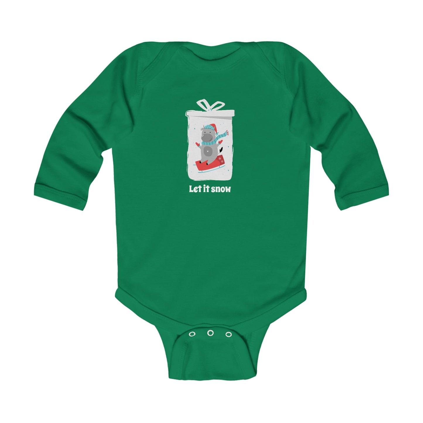 Let It Snow Infant Long Sleeve Bodysuit