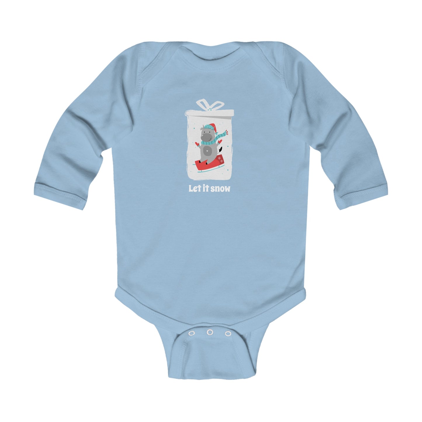 Let It Snow Infant Long Sleeve Bodysuit