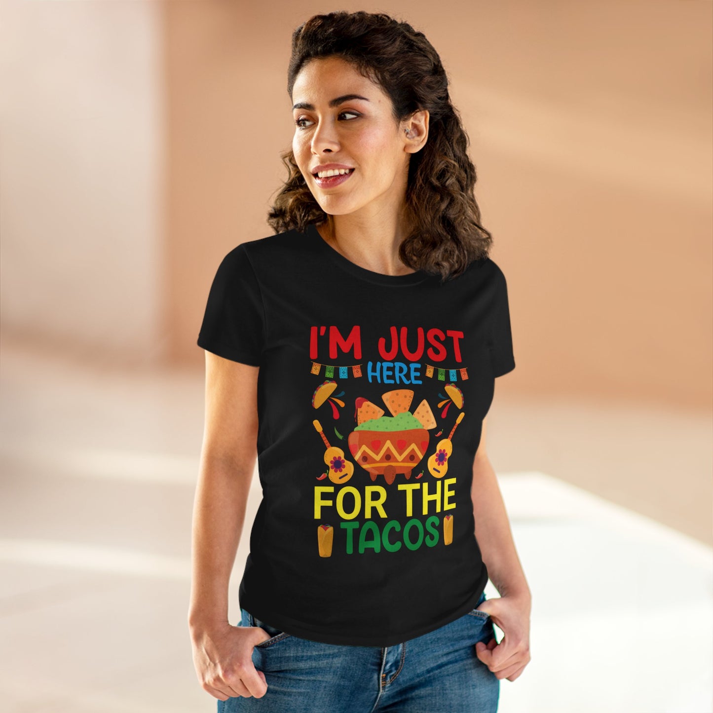Fun Taco Lovers Cotton Tee - Perfect for Cinco de Mayo Celebrations