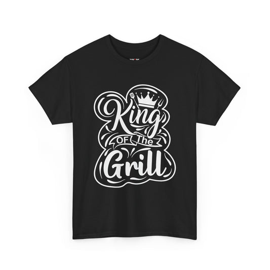 King of the Grill Heavy Cotton Tee - Perfect Gift for BBQ Lovers