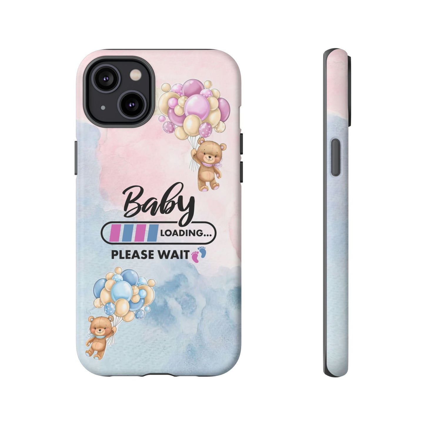 Cute Baby Loading Phone Case for iPhone - Maternity Cover for Pregnancy Reveal or Baby Shower